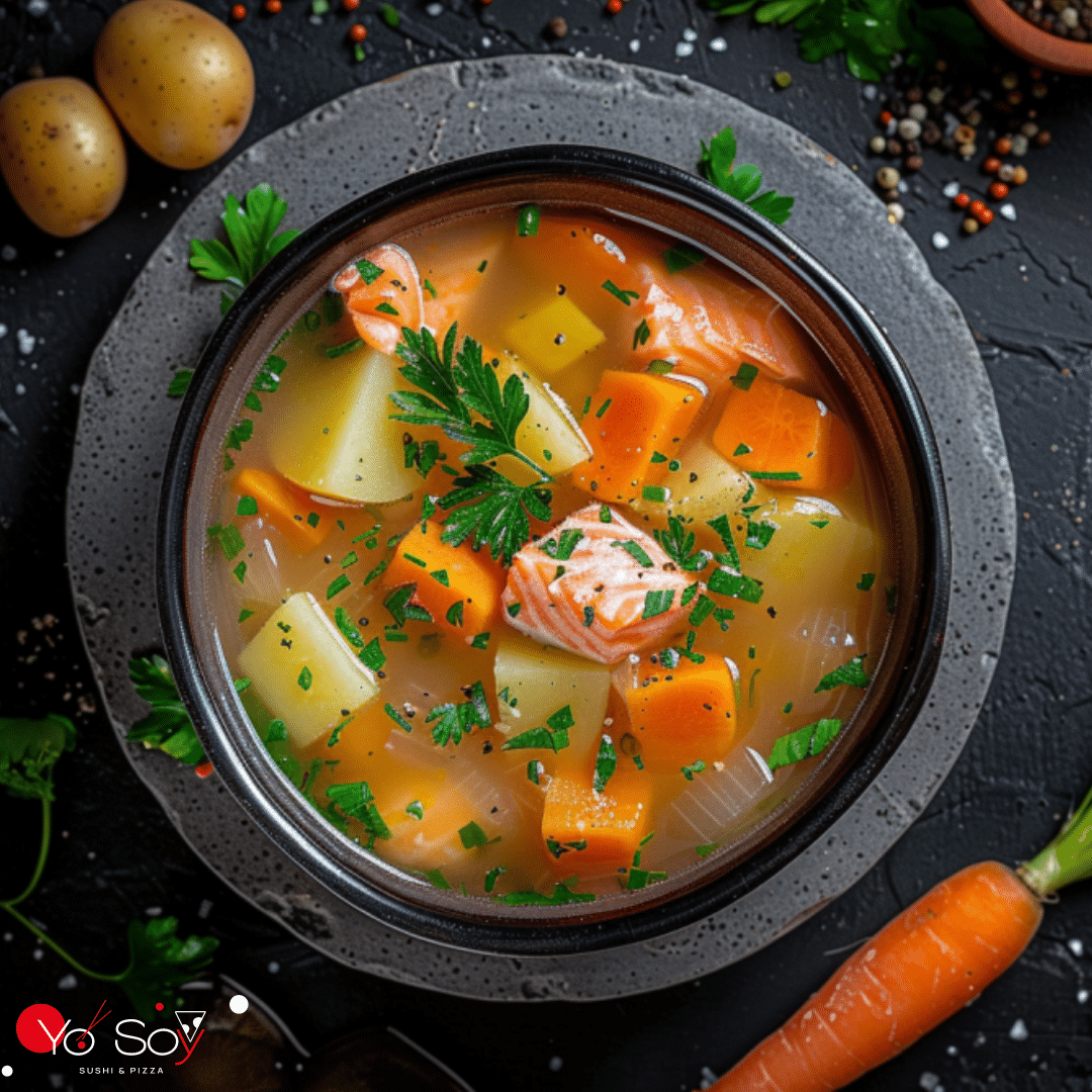 Soup5 Sopa de salmon